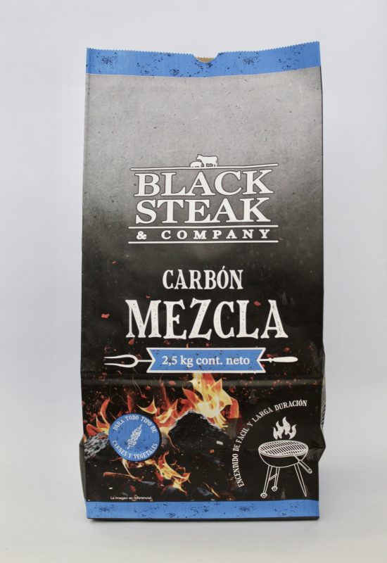 Carbon Black Steak Mezcla 2.5 Kg Rendic